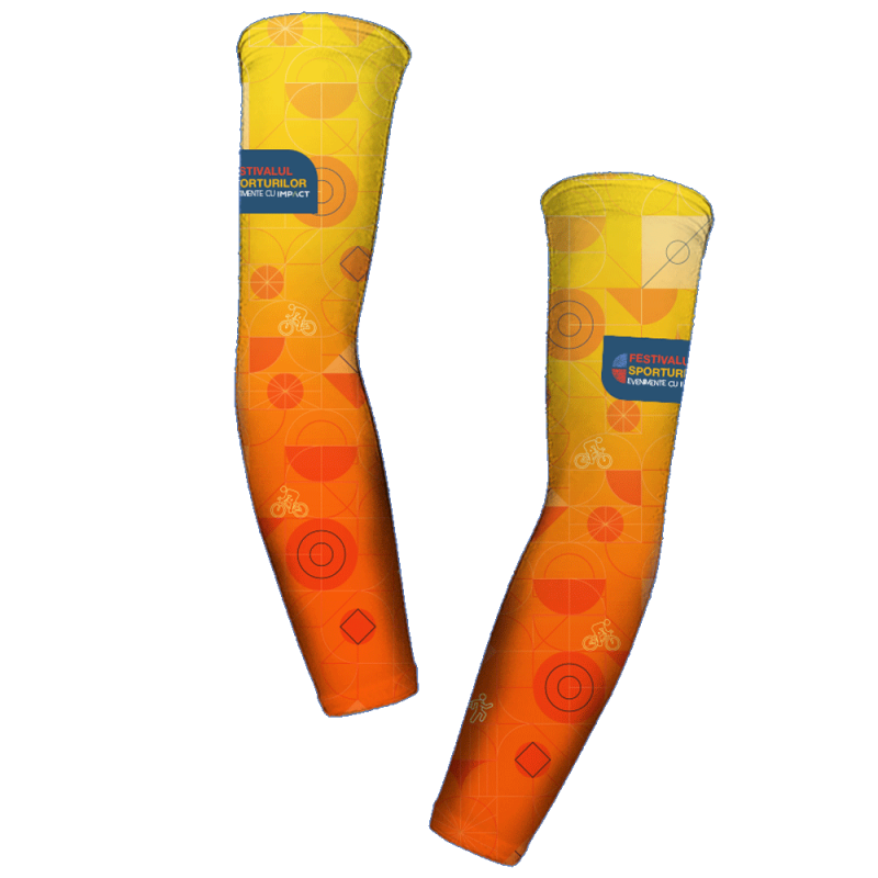 manecute din material tehnic pentru alergare sau bicicleta - festivalul sporturilor