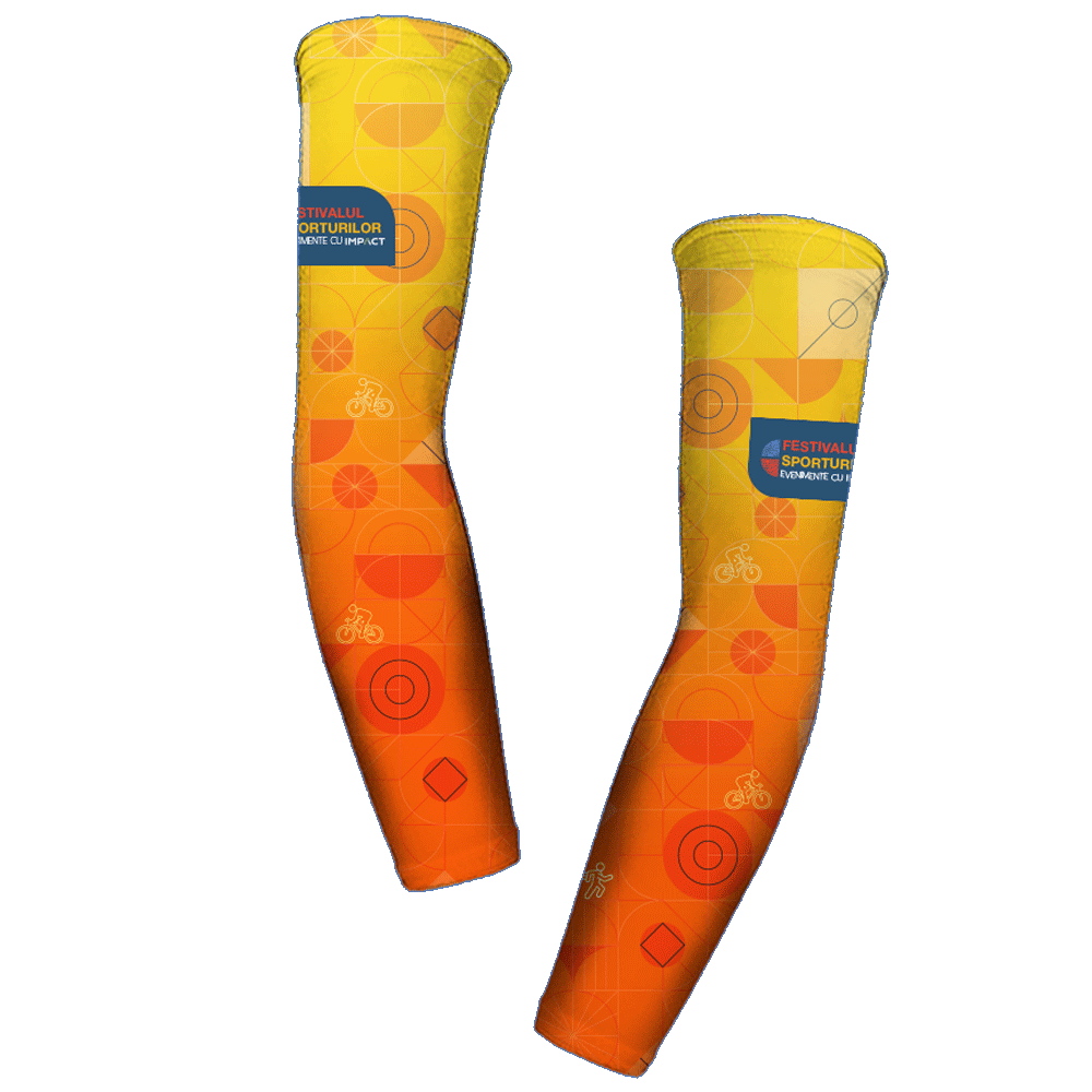 manecute din material tehnic pentru alergare sau bicicleta - festivalul sporturilor