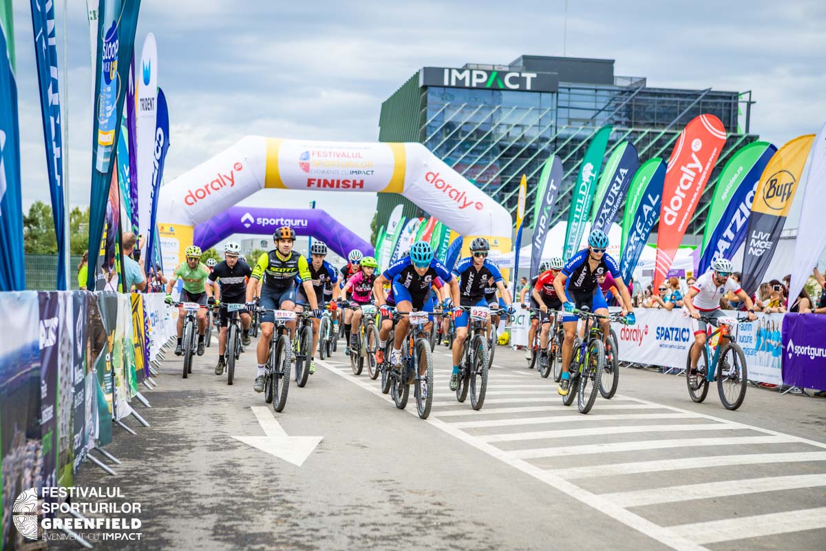 Start concurs de MTB în București - Festivalul Sporturilor Greenfield Băneasa