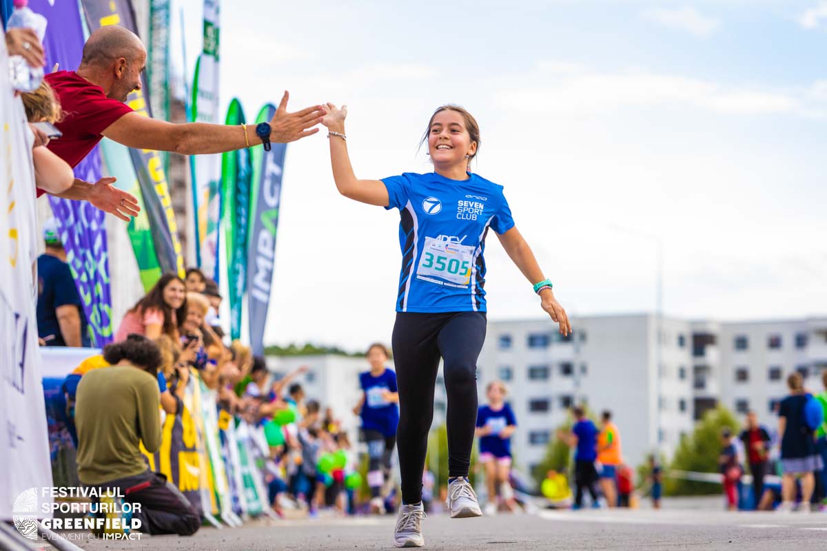Cursa copiilor - concurs pentru copii București - Festivalul Sporturilor Greenfield